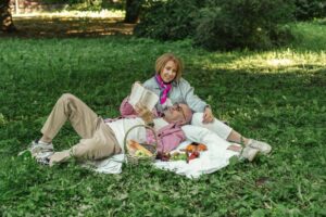 estate planning core essentials, image of couple relaxing in a park